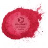 Glazura a keramická barva PourArt Metalický prášek DK4625 Pearl Punch Red 10 g