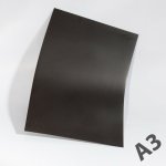 Vyrobce Magnetická fólie A3 (420x297 mm) 0,7mm - černá - bez povrchové úpravy – Zboží Živě