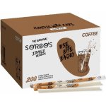 Sorbos Jedlá ovocná brčka Káva 200 ks – Hledejceny.cz