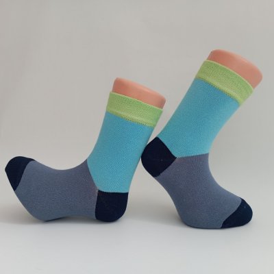 UDO Dětské ponožky z bambusové viskózy Modrá – Zboží Dáma