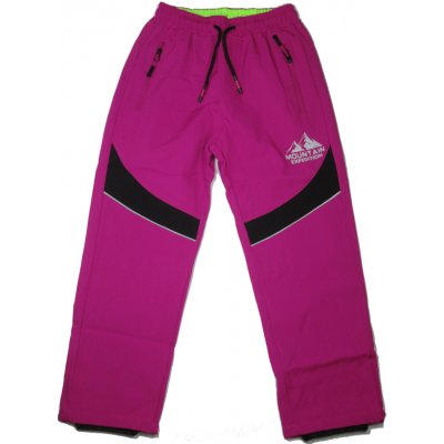 Sezon SF1930 dětské softshellové kalhoty (flees) růžové
