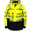 Pracovní oděv ProJob 6417 FUNKČNÍ PRACOVNÍ BUNDA EN ISO 20471 CRAFT Žlutá/černá