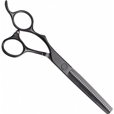 Olivia Garden efilační nůžky pro leváky SilkCut Pro Matt Black 6,35" PROT6.35L – Zboží Mobilmania