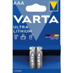 Varta Ultra Lithium 2ks AAA 6103301402 – Zbozi.Blesk.cz