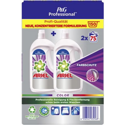 Ariel Professional Color prací gel 2 x 3,75 l 150 PD – Zbozi.Blesk.cz