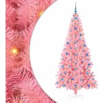 vidaXL Vánoční stromeček Růžová 210 cm PVC – Hledejceny.cz