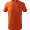 Dětské tričko Malfini Basic 138 tmavě oranžové