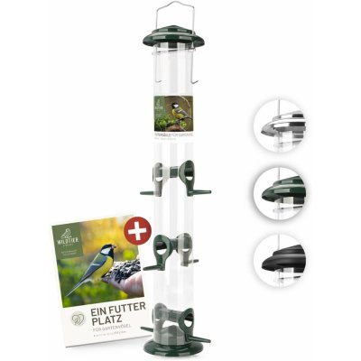 Reavet Krmný sloupek na semena zrna a jádra 52 cm zelená – Zboží Dáma