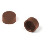 Krytka na 6HR šroub M8/13, hnědá / balení 500 ks – Zboží Mobilmania