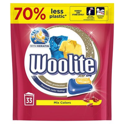 Woolite Keratin Mix Colors Gelové kapsle 33 PD – Zbozi.Blesk.cz