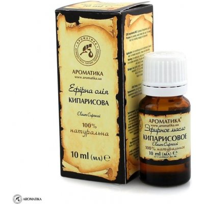 Aromatika éterický olej Cypřiš 100% přírodní 10 ml – Hledejceny.cz