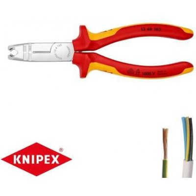 KNIPEX 13 46 165 Kleště odizolovací VDE KNIPEX 13 46 165 – Zbozi.Blesk.cz