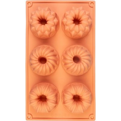 MagicHome Forma na pečenie na minibábovky silikónová 29,5x17,5x3,5 cm – Sleviste.cz