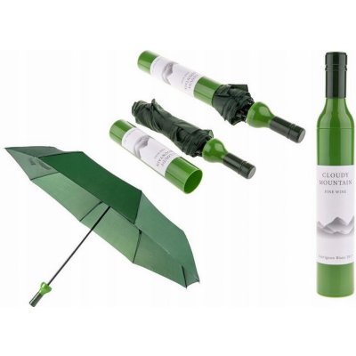 Deštník ve tvaru lahve vína zelený – Hledejceny.cz