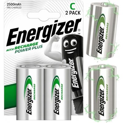 Energizer Power Plus C 2500 mAh 2ks EN-626148 – Hledejceny.cz