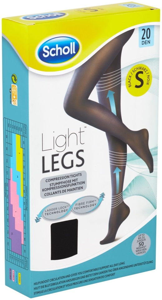 Scholl kompresivní Light Legs Kompresní punčochové kalhoty Black 20 DEN  černé od 355 Kč - Heureka.cz