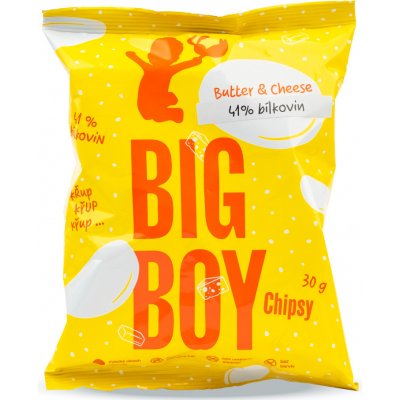 Big Boy Proteinové chipsy Butter & Cheese 30 g – Zboží Dáma