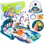 Majlo Toys Hrací deka s piankem Tygřík modrá – Zboží Mobilmania