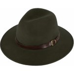 Fiebig Headwear since 1903 Cestovní nepromokavý nemačkavý klobouk vlněný Indiana Jones zelený – Zboží Dáma
