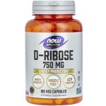 Now Foods D-Ribose 750 mg 120 kapslí – Hledejceny.cz