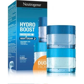 Neutrogena Hydro Boost hydratační pleťový gel 50 ml + noční krém s hydratačním účinkem 50 ml dárková sada