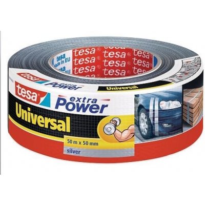 tesa Extra Power Universal, textilní, stříbrná, 50m:50mm – Zbozi.Blesk.cz