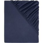 Livarno Home Žerzejové napínací prostěradlo 90-100x200 modrá – Zboží Dáma