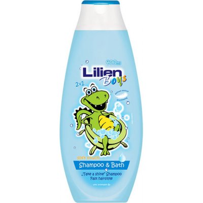 Lilien Kids šampon & koupelová pěna pro chlapce 400 ml – Zboží Mobilmania