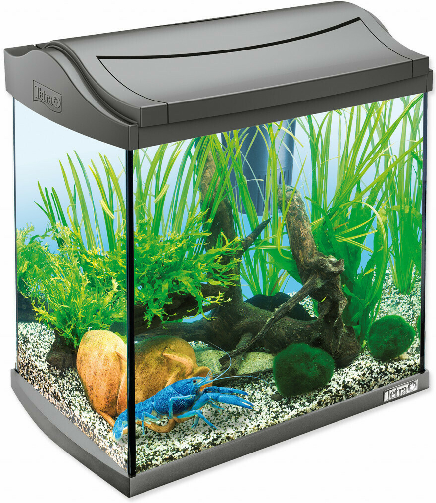 Tetra Aqua Art LED akvarijní set šedý 35 x 25 x 35 cm, 30 l