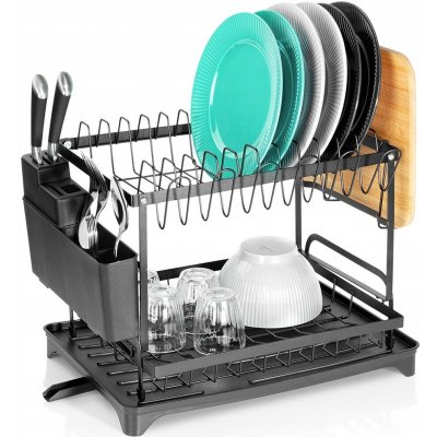 Velký odkapávač na nádobí, talíře a příbory - 2patrový / dvoupatrový – Zboží Dáma