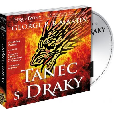 Hra o trůny V: Tanec s draky Kniha pátá - George R. R. Martin - 4CDmp3 – Hledejceny.cz