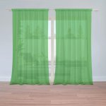 Sablio Záclony Irská zelená: 2ks 150x250cm – Hledejceny.cz