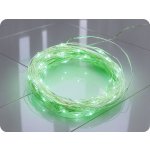 ACA Lighting LED dekorační řetěz 10m 100LED zelená 8 funkcí s adaptérem stříbrná měď [X01100512] – Hledejceny.cz