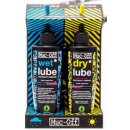 Muc-Off Wet + Dry Lube Twin Pack 2 x 120 ml