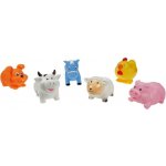 Lena Zvířátka stříkací Veselá farma gumová 6 druhů – Zbozi.Blesk.cz