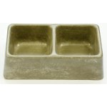 Jiří Tvaroh - BEMI miska beton dvojitá č.191 2 x 250 ml 21,2 x 11,4 x 6,3 cm – Hledejceny.cz