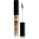 NYX Professional Make-up Can't Stop Won't Stop Tekutý korektor 07 Natural 3,5 ml – Zboží Mobilmania