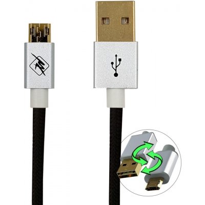 MKF Kabel USB/Micro USB MKF-Rev 1,2 BK – Zbozi.Blesk.cz