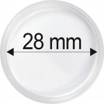 Plastové kapsle na mince o průměru 28 mm - 10 ks – Hledejceny.cz