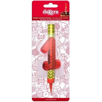 Dekora Dortová fontána s číslem 1 – Zboží Dáma