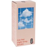 Tiaki Bezpečnostní síť s drátěnou výztuhou světle šedá 2 x 1,5 m – Hledejceny.cz