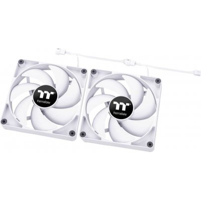 Thermaltake CT140 PC Cooling Fan White (2-Fan Pack) CL-F152-PL14WT-A – Hledejceny.cz