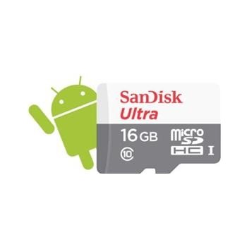 SanDisk Ultra microSDHC 16 GB UHS-I + adapter SDSQUNC-016G-GN6MA