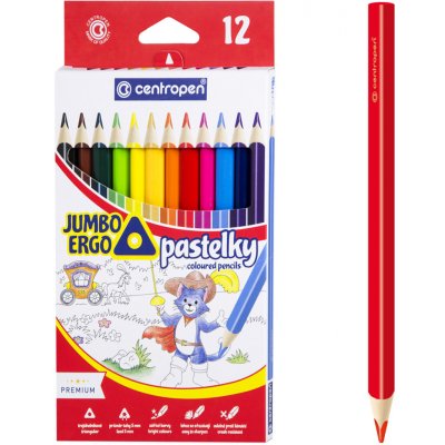 Centropen Jumbo trojhranné 9522 12 ks – Zboží Živě