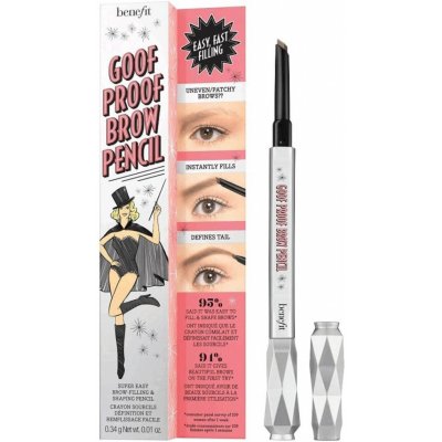 Benefit Goof Proof Eyebrow Pencil Tužka na obočí 04 Medium 0,17 g – Zboží Dáma