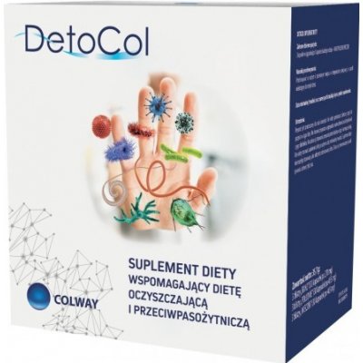 Colway Detocol očista organizmu od parazitů plísní a bakterií 90 tablet