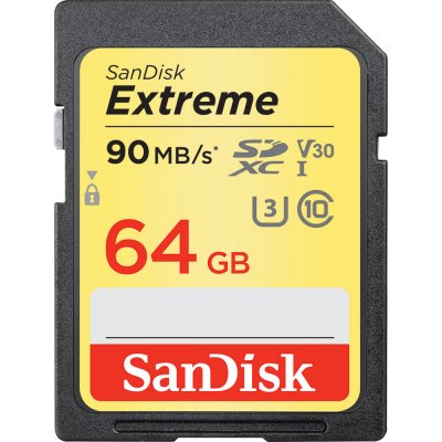 SanDisk SDHC Extreme 64 GB UHS-I U3 V30 SDSDXVE-064G-GNCIN – Zbozi.Blesk.cz