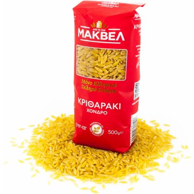 Makvel řecká těstovinová rýže Kritharaki Metrio 0,5 kg – Zboží Dáma