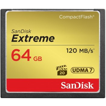 SanDisk Extreme CompactFlash 64 GB SDCFXS-064G-X46