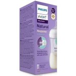 Avent láhve Natural Response průhledná dudlík s ventilem AirFree 1 ks 260 ml – Sleviste.cz